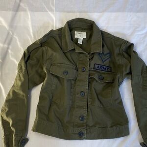 Forever 21 Olive Green Utility Jacket